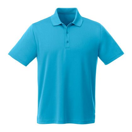 Customized Men's Wicking Polo Shirt OTIS - Aspen Blue