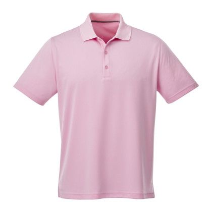 Customized Men's Wicking Polo Shirt OTIS - Pink Zircon