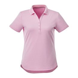 Custom Embroidered Women's Tapered Polo OTIS - Pink Zircon