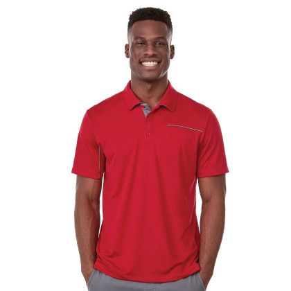 Custom Men's WILCOX Short Sleeve Polo Shirt - On Model