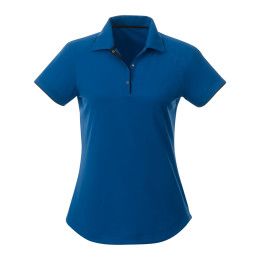 Custom Embroidered Women's Remus SS Polo Shirt - Invictus Blue/Black