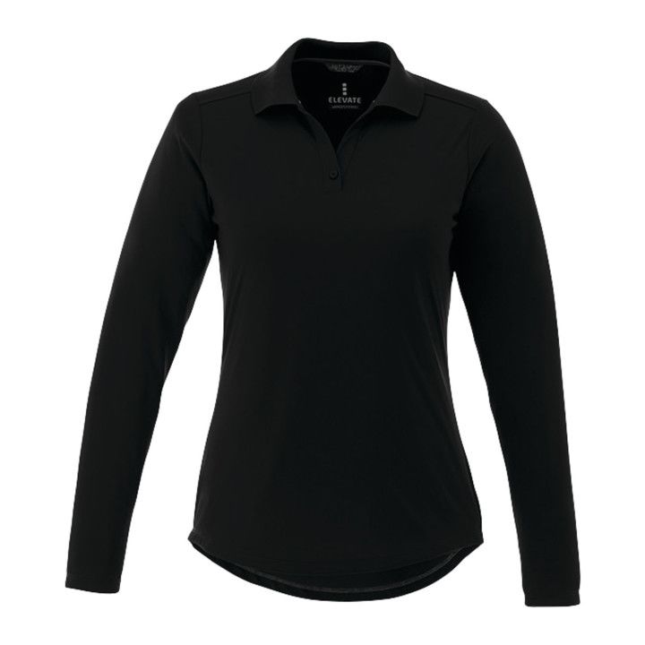 Women's Long Sleeve Custom Embroidered Polo Shirt MORI