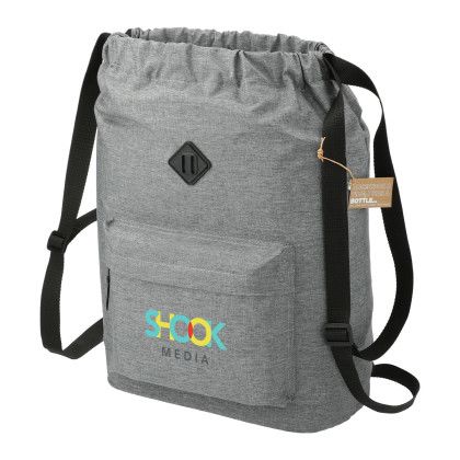 Custom Essentials Recycled PET Insulated Drawstring Bag