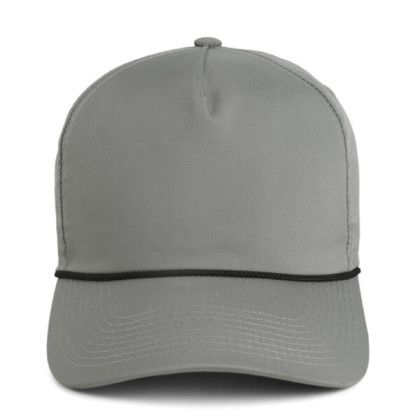 Grey/Black Custom Imperial Wrightson Performance Rope Cap