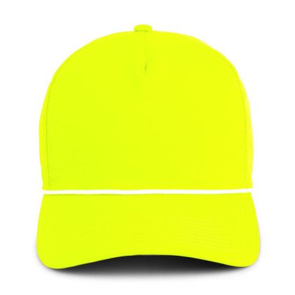 Neon Yellow/White Custom Imperial Wrightson Performance Rope Cap