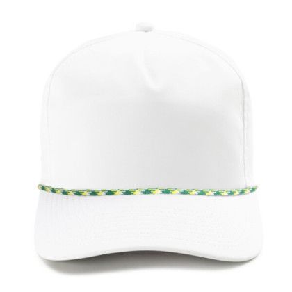 White/Green & Yellow Custom Imperial Wrightson Performance Rope Cap