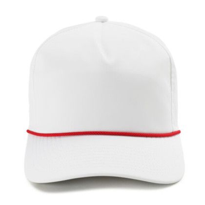 White/Red Custom Imperial Wrightson Performance Rope Cap