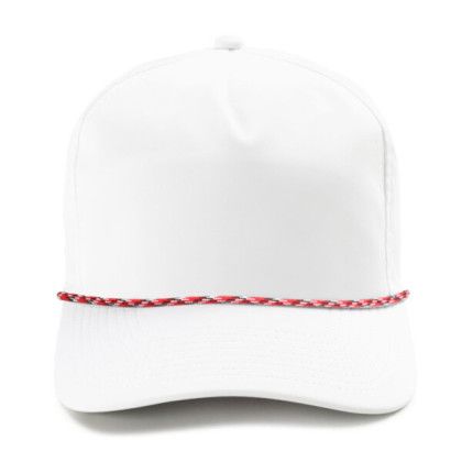 White/Red & Black Custom Imperial Wrightson Performance Rope Cap