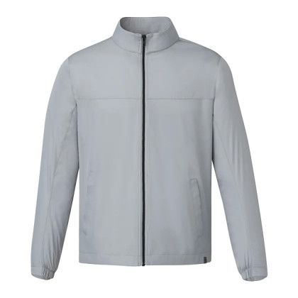 Logo Imprinted Men's Morgan Eco Jacket - Grey