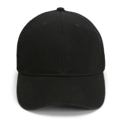 Black/Black Custom Imperial Catch & Release Mesh Back Cap