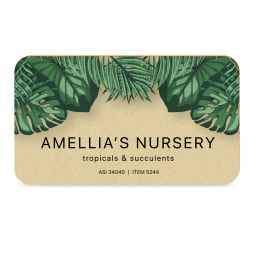 Promotional Business Card Emery Boards | Custom Logo Imprinted Business Card Emery Boards