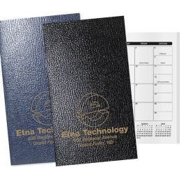 Leatherette Custom Printed Monthly Planner