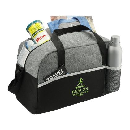 Graphite Custom Imprinted Energy 17" Duffel Bag
