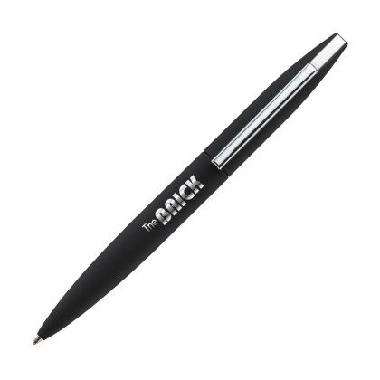 Logo Engraved Black London Ballpoint Pen | Promotional Pens