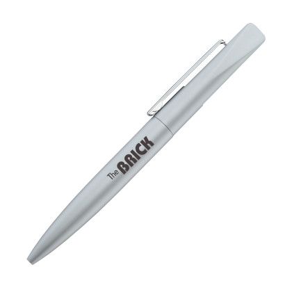 Logo Imprinted Silver London Ballpoint Pen - please call for this option Logo Imprinted Silver London Ballpoint Pen - please call for this option