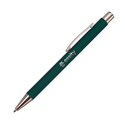 Logo Engraved Lisse Metal Pen - Green