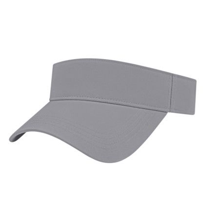 Gray Performance Athletic Embroidered Visor