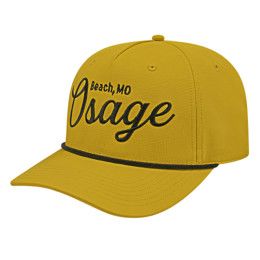 Embroidered Athletic Rope Cap