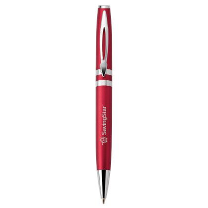 Company Logo Lara Ballpoint Pen - Red