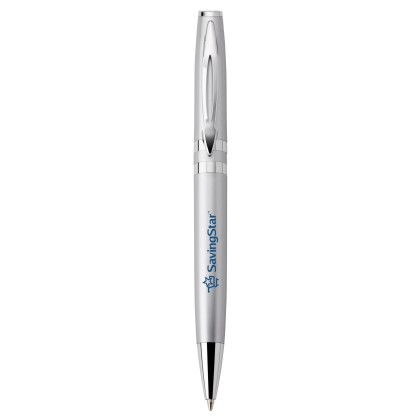 Company Logo Lara Ballpoint Pen - Silver