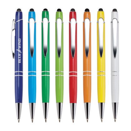 Promotional Glacio Ballpoint Pen Stylus | Custom Stylus Pens