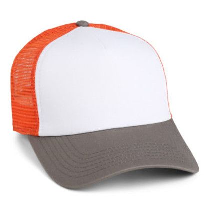 White/Charcoal/Orange Imperial North Country Embroidered Trucker Cap