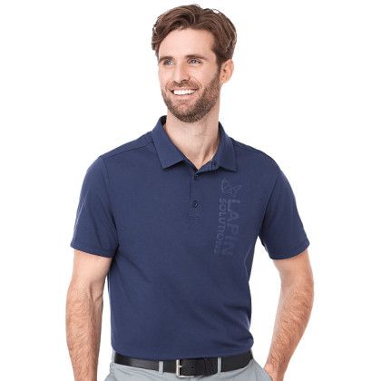 Vintage Navy Men's SOMOTO Recycled Eco Short Sleeve Polo