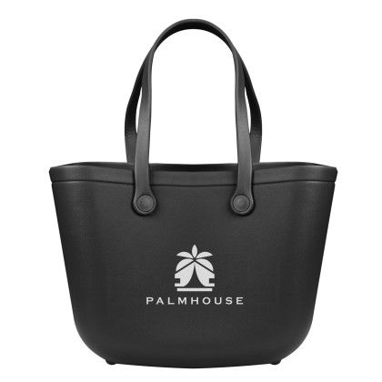 Logo Imprinted Sol Mate Tote Bag - Black