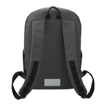 Back of Custom Repreve Ocean Plastic Commuter 15" Computer Backpack