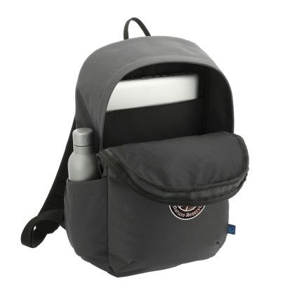 Inside Custom Repreve Ocean Plastic Commuter 15" Computer Backpack