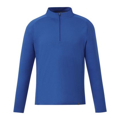 New Royal Men's Evans Recycled Eco Knit Quarter Zip Shirt