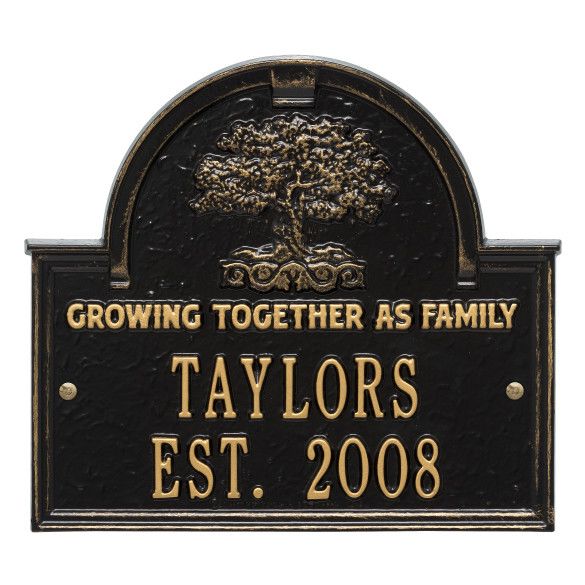 Family Tree Personalized House Plaque
