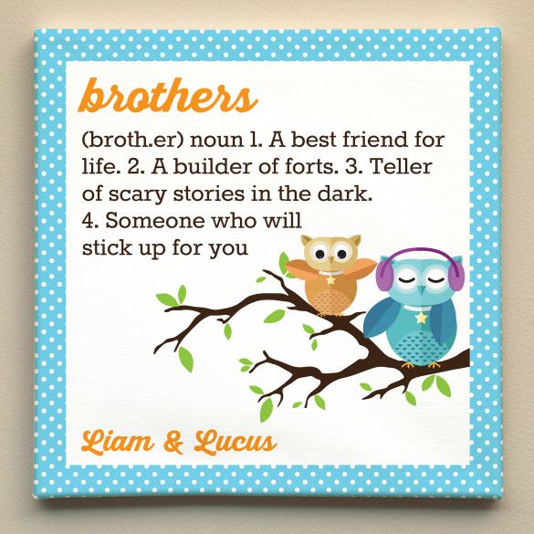 Brother Custom Canvas | Personalized Printed Canvas 