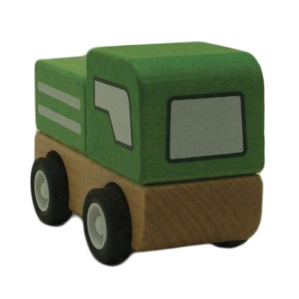 Logo Imprinted Wooden Pick Up Truck | Promo Wood Toys