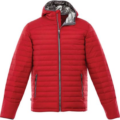 Logo Men's Silverton Packable Insulated jacket- Team red