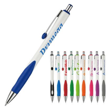 Color Logo Imprinted Desoto Prime Pen | Custom Company Pens