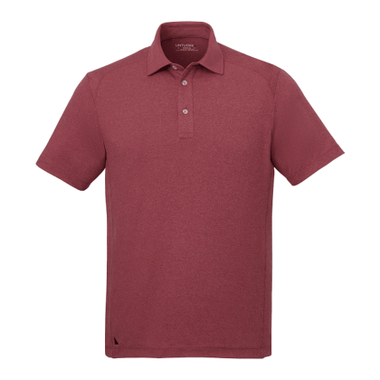 Customized Men's Untuckit Performance Polo Shirt - Red Customized Men's Untuckit Performance Polo Shirt - Red