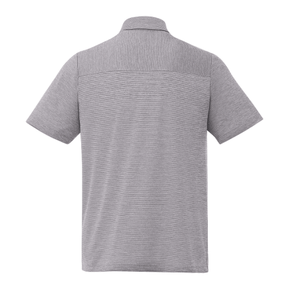 Custom Men's Dege Eco Short Sleeve Polo Shirt - back
