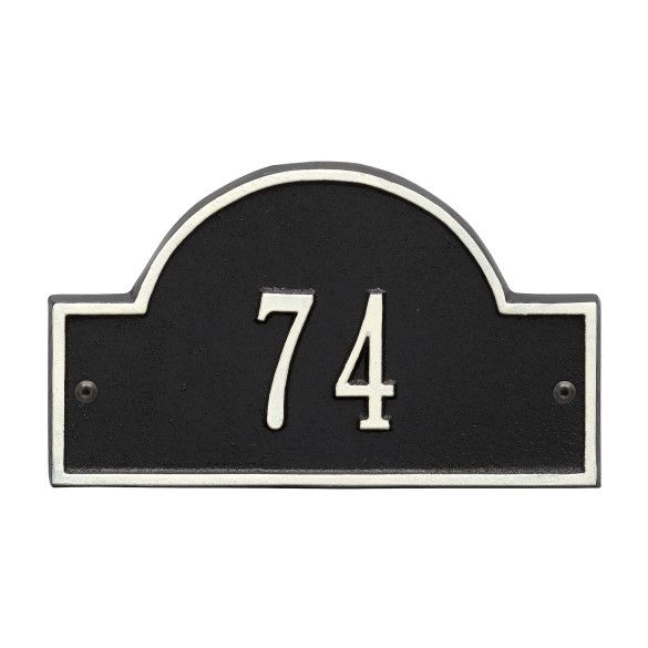 Petite customized house number plaque is the perfect gift for young couples