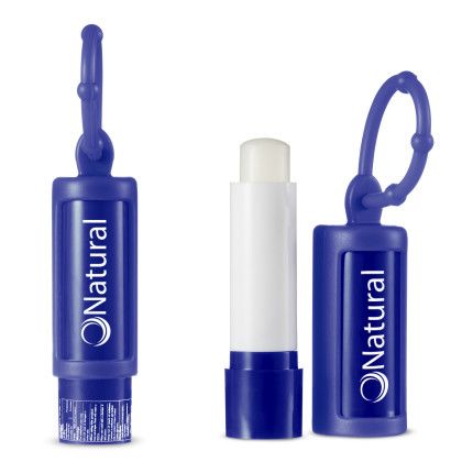 Imprinted Fun Sun SPF 15 Lip Balm in Holder - Reflex blue