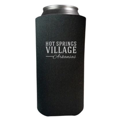 Black Custom Imprinted Tall Boy Coolie for Giveaway | Branded Can Coolers
