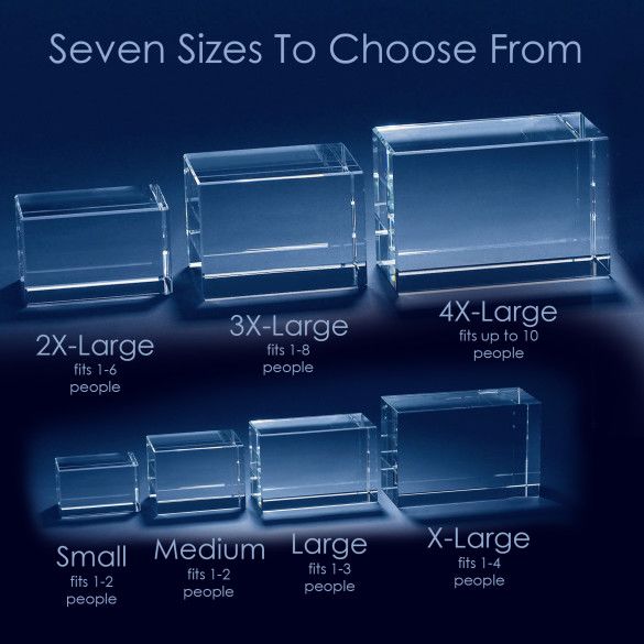 Brick Crystal Sizes and Dimensions