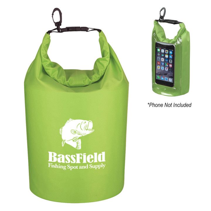 Waterproof Dry Bag With Clear Window - Personalization Available