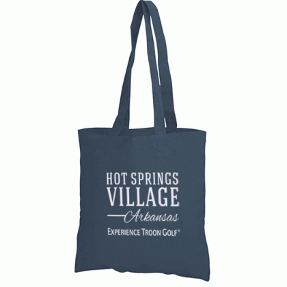 Lightweight Colorful Economical Cotton Tote Bag- Navy