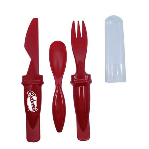 3 Pcs Premium Travel Cutlery Set