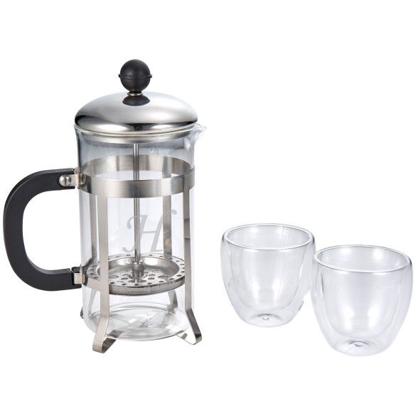 Glass Coffee Press - Custom Branded Promotional Home Office 