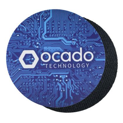 Full Color Dab Pads Round Fabric Mat