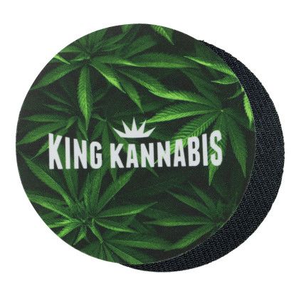 Full Color Dab Pads Round Fabric Mat