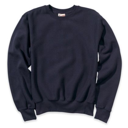 Navy Pro-Weave Crewneck | Promotional Crewneck Sweatshirts