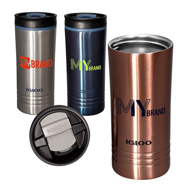 Custom Igloo 12 oz. vacuum insulated tumbler personalized with